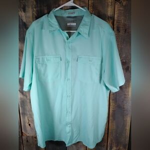 Columbia PFG Omni Shade Regular Fit Fishing Shirt Men's Size Large
